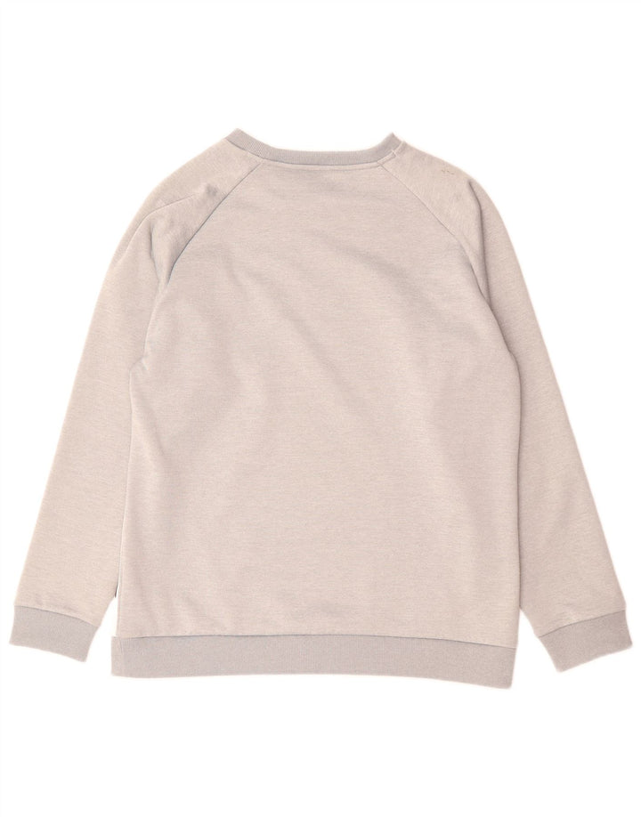 Tommy Hilfiger Herren-Sweatshirt mit Grafik, mittelgraues Polyester