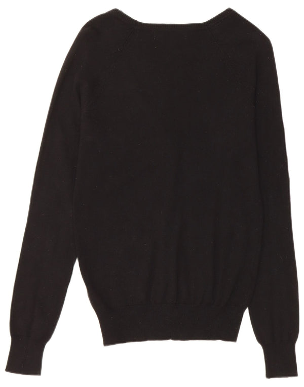 Pulover cardigan pentru femei Zara UK 12 bumbac mediu negru
