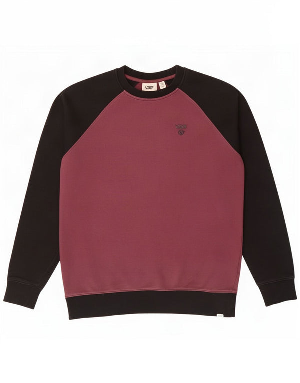 Ανδρικό φούτερ Vans Jumper Μικρό μπορντό, βαμβακερό