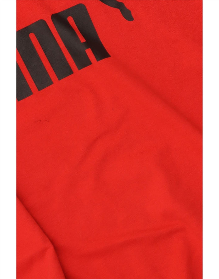 Puma Mens Graphic T-Shirt Top Large Red