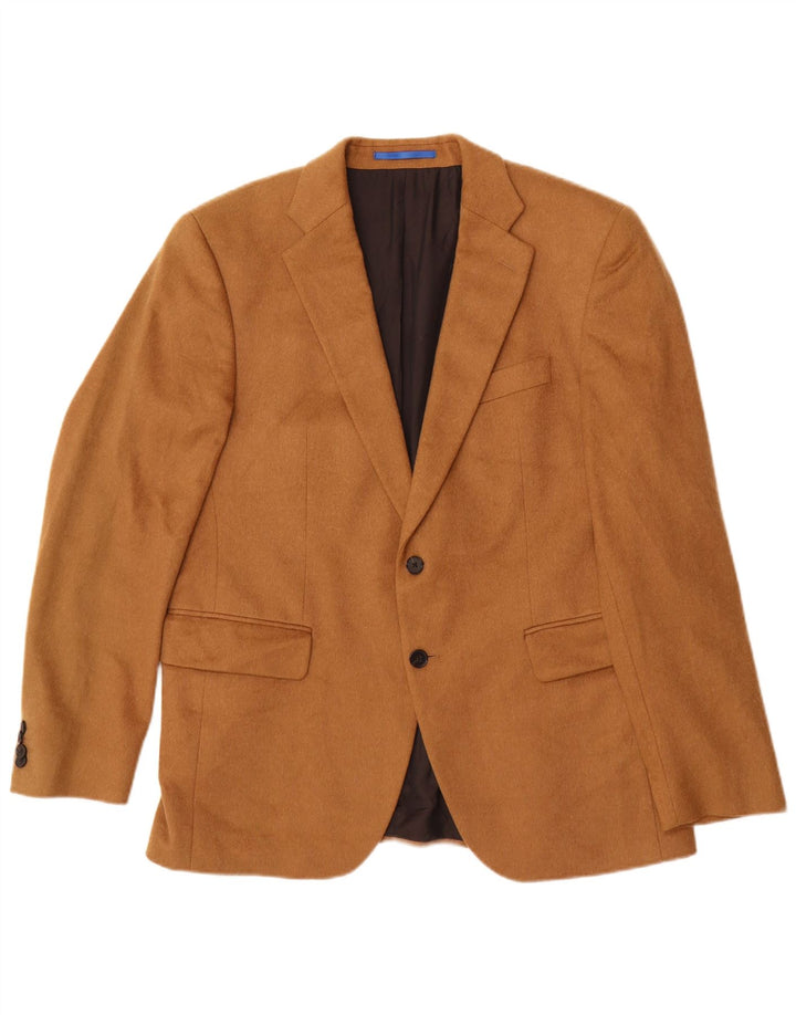 JOOP Mens 2 Button Blazer Jacket IT 50 Large Brown Viscose