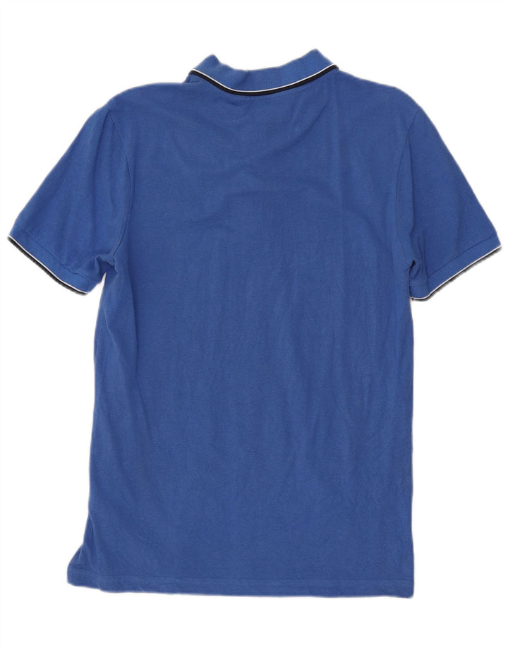 KAPPA Mens Polo Shirt Medium Blue Cotton