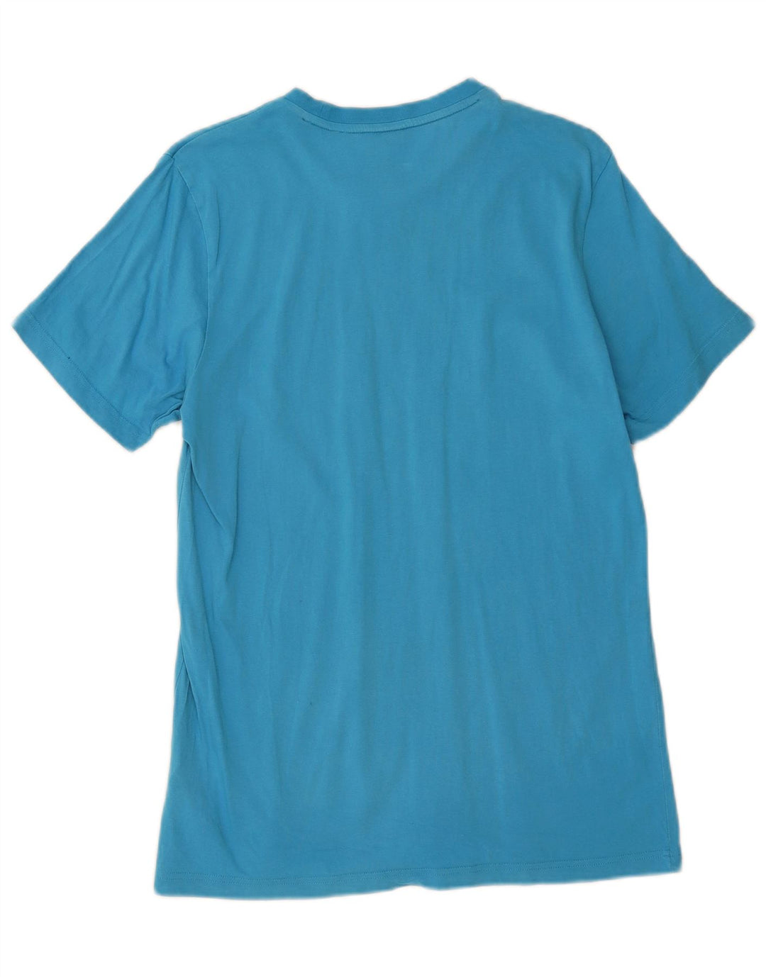 ADIDAS Mens Graphic T-Shirt Top Medium Blue Cotton