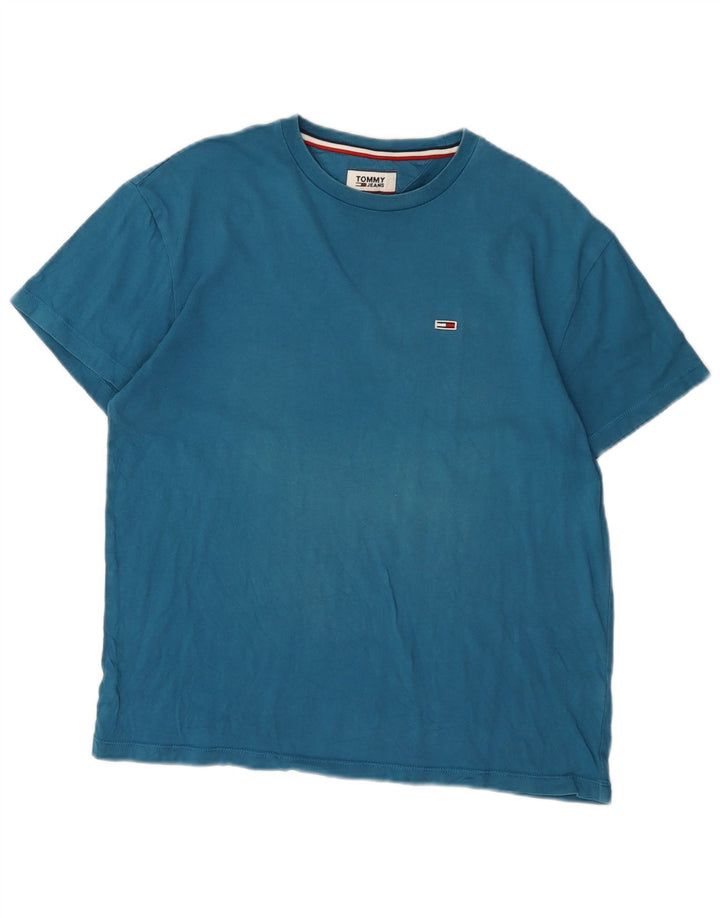 Tommy Hilfiger Mens T-Shirt Top Medium Blue
