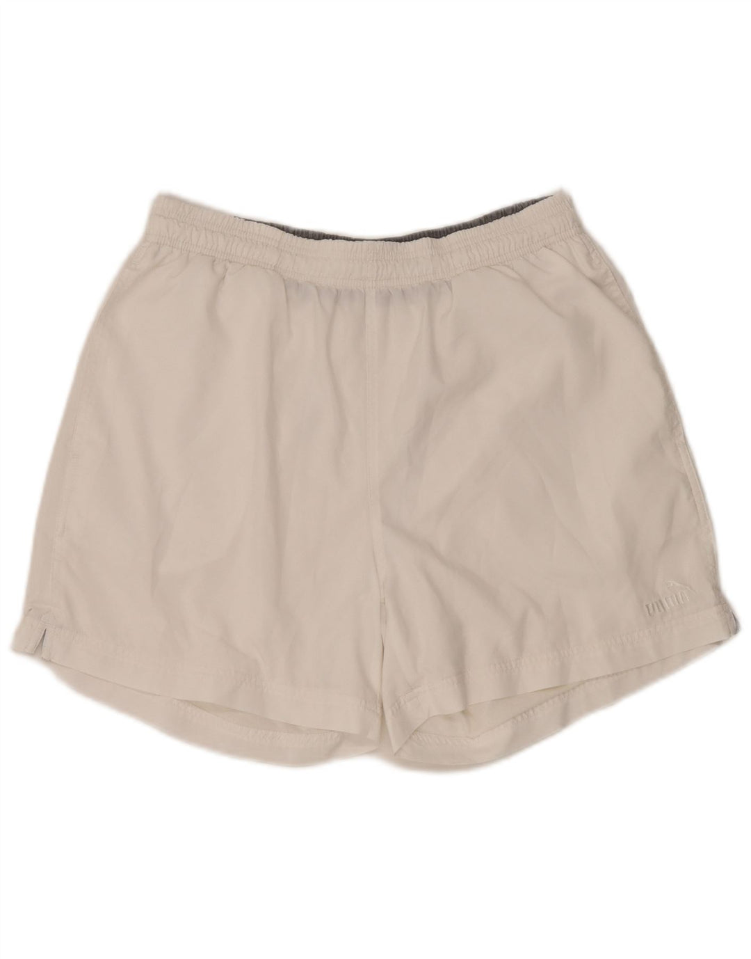 Pantaloncini sportivi da uomo Puma Large bianchi in poliestere