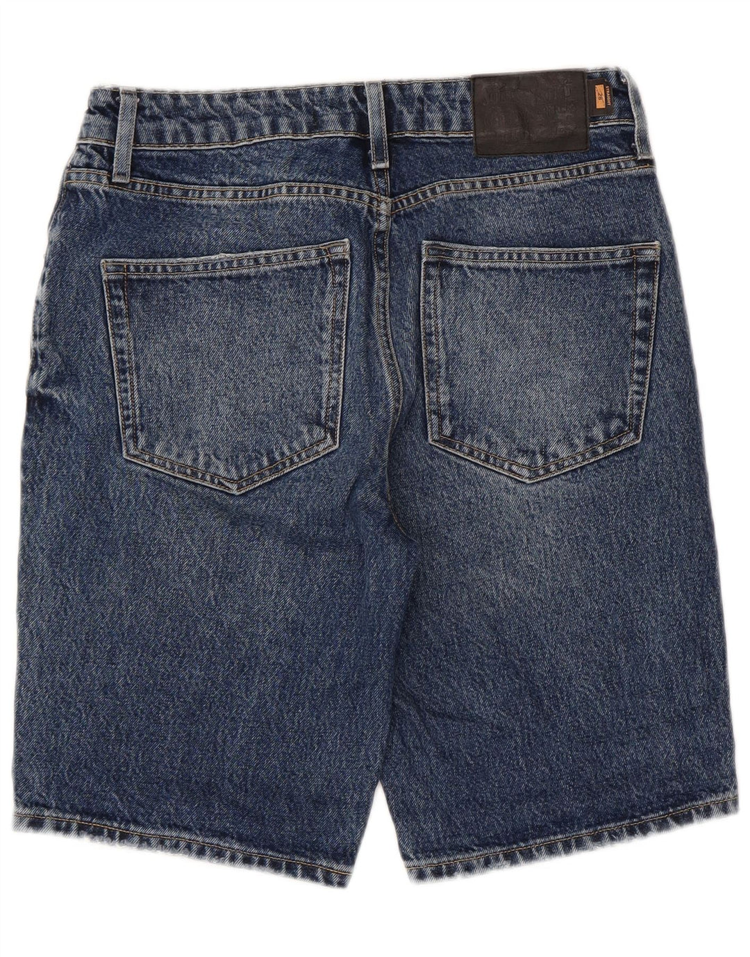 SUPERDRY denimshorts til kvinder W28 Mellemblå bomuld