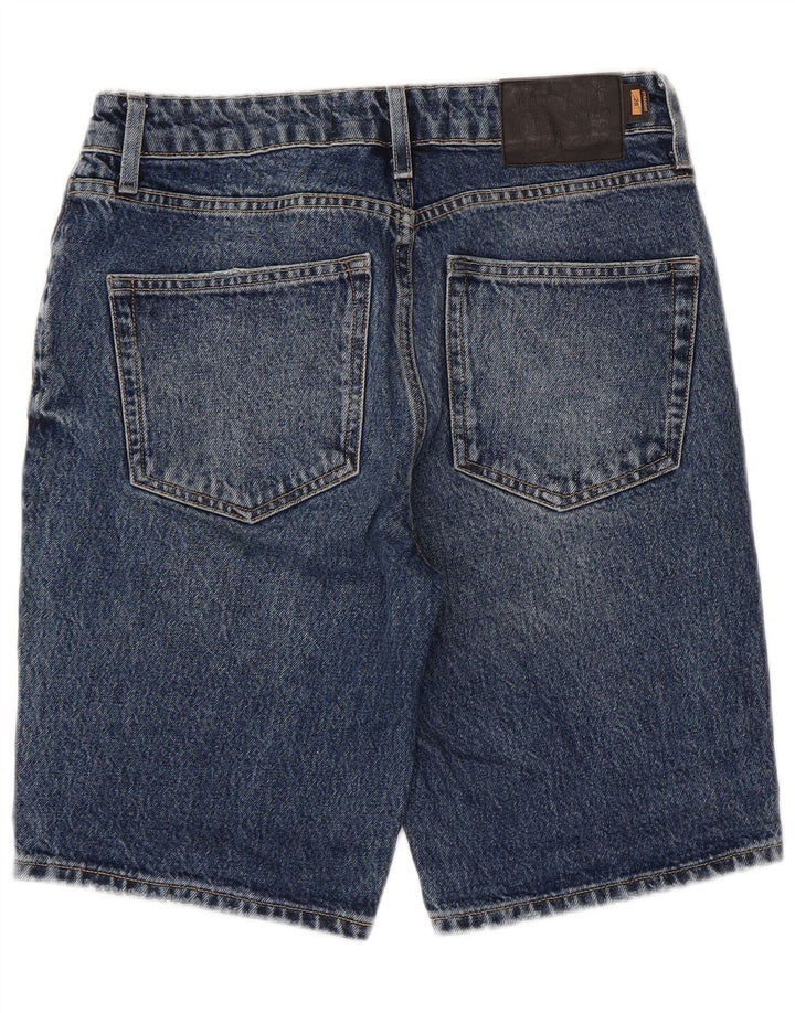SUPERDRY denimshorts til kvinder W28 Mellemblå bomuld