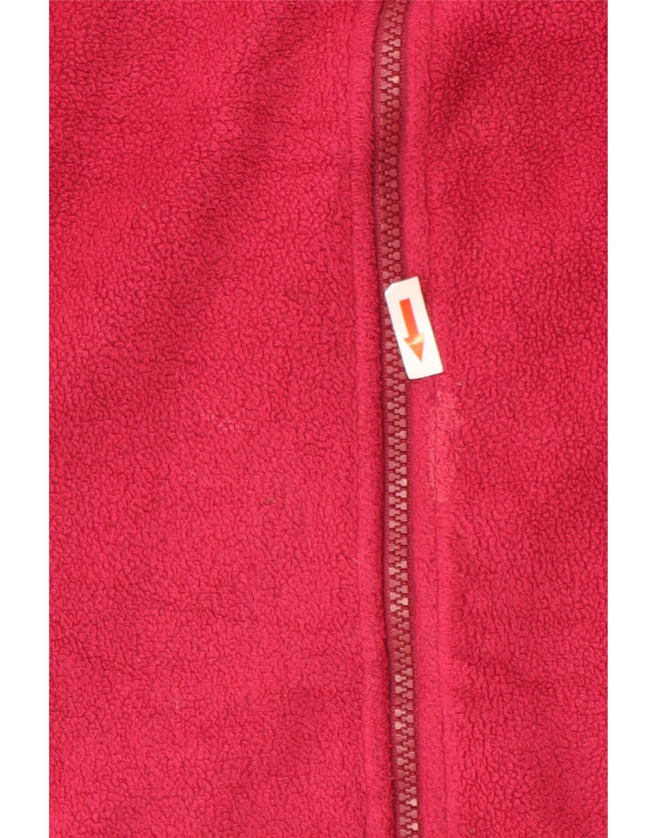 Columbia Γυναικείο μπουφάν Fleece UK 14 Medium Red Polyester