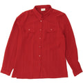 VINTAGE Womens Shirt Blouse UK 16 Large  Red Polyester Vintage Vintage and Second-Hand Vintage from Messina Hembry 
