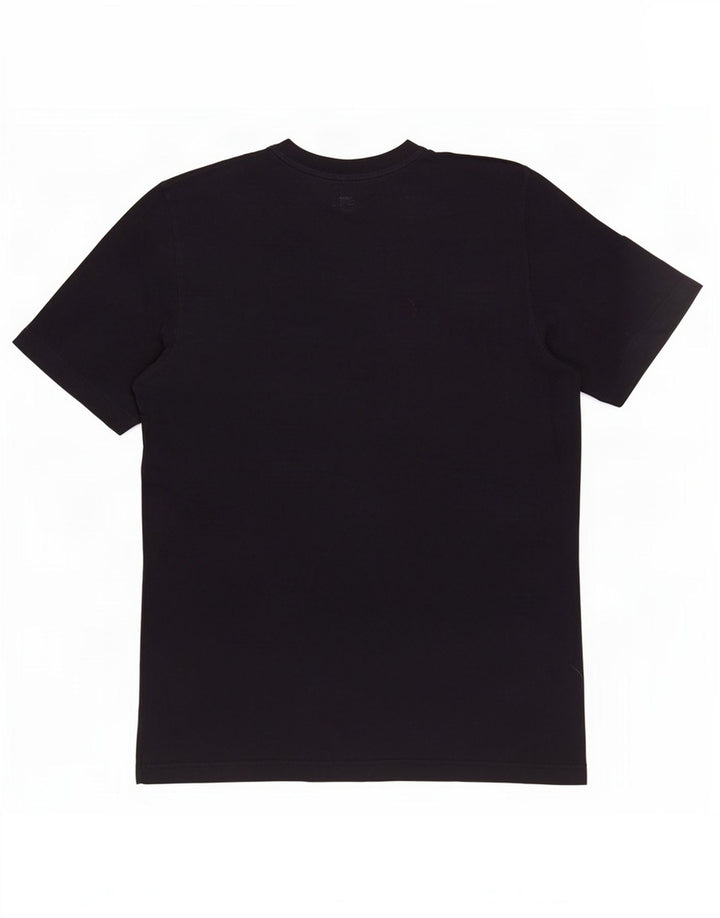 T-shirt grafica da uomo Adidas Top in cotone blu navy medio
