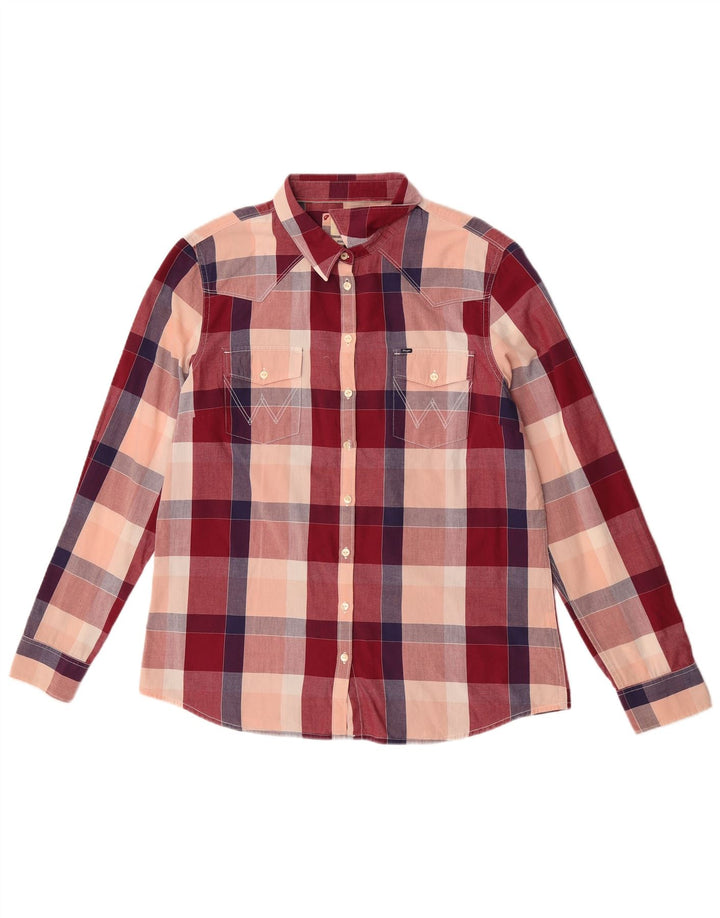 Wrangler Womens Regular Fit Shirt UK 18 XL Multicoloured Check Cotton