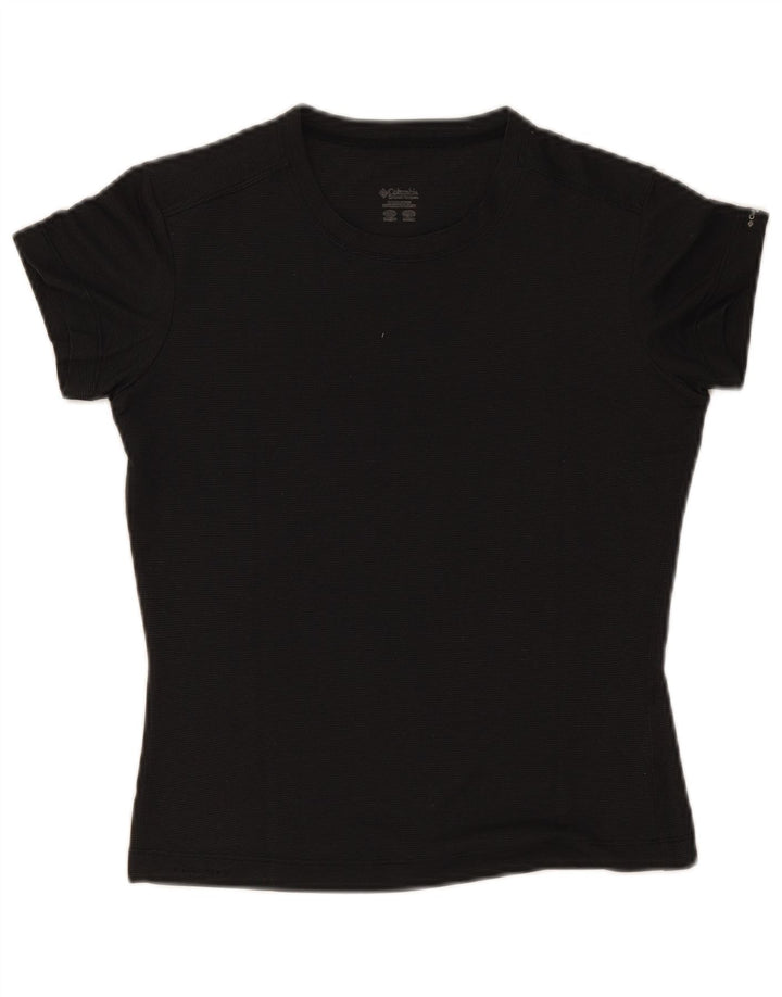 Maglietta da donna Columbia UK 12 Medium Nero Poliestere