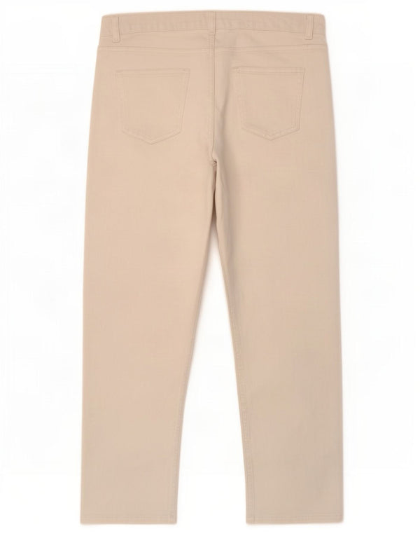 Marks & Spencer Jean slim court décontracté pour femme UK 12 Medium W30 L25 Blanc