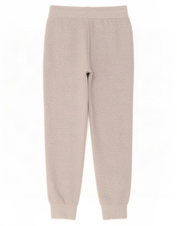 Puma Pantalon de survêtement pour femme Joggers UK 10 Small Gris Moucheté Coton