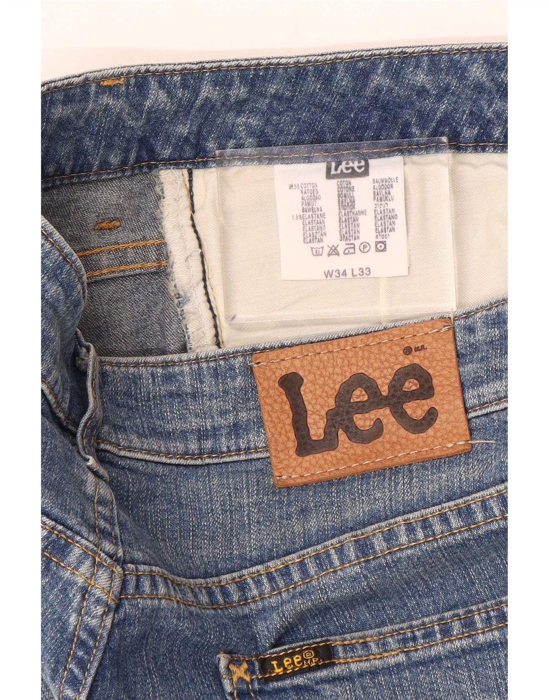 Lee Jean Bootcut Homme W34 L33 Bleu Coton