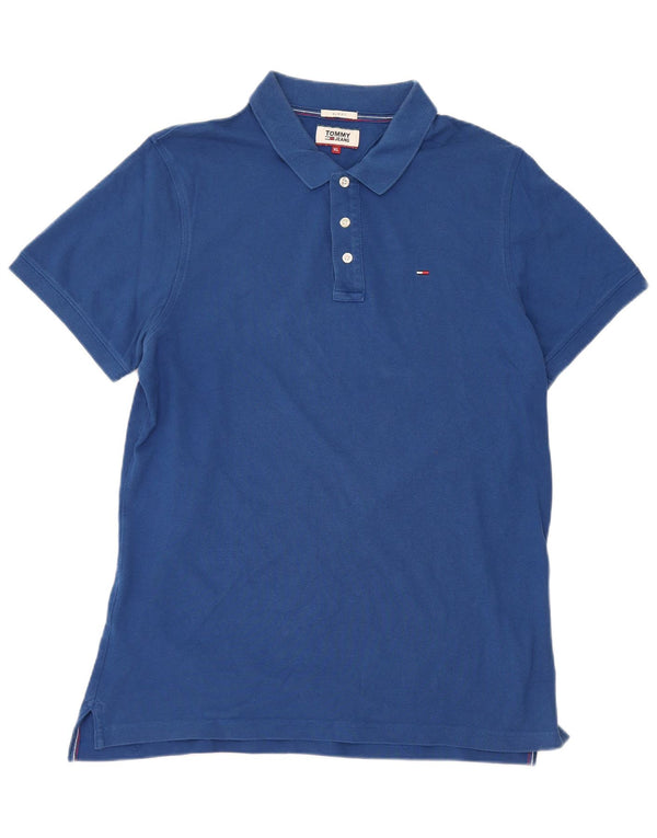 Tommy Hilfiger muška uska polo majica XL plavi pamuk