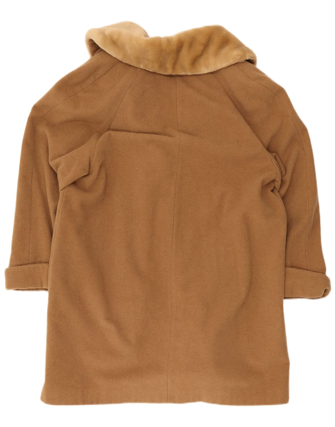 St. Bernard Dame Overfrakke UK 14 Stor Beige Uld