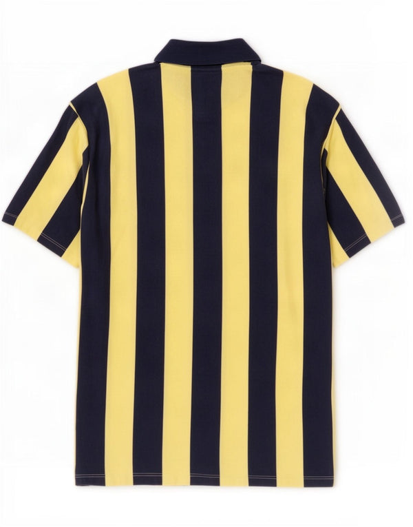 Camicia Zara da uomo a maniche corte in cotone a righe blu medio