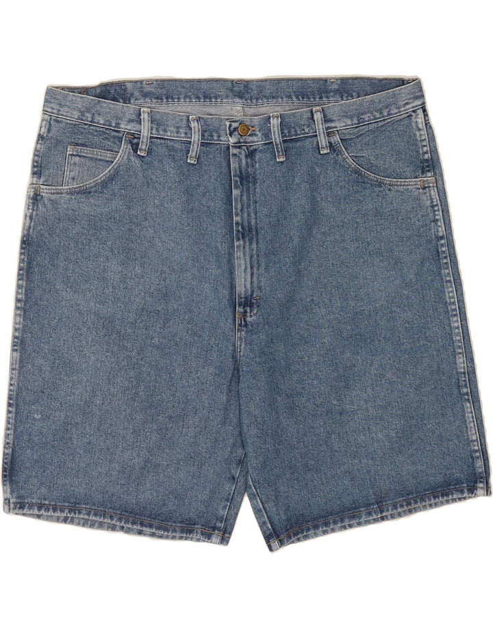WRANGLER Mens Denim Shorts W44 2XL  Blue Cotton Vintage Wrangler and Second-Hand Wrangler from Messina Hembry 
