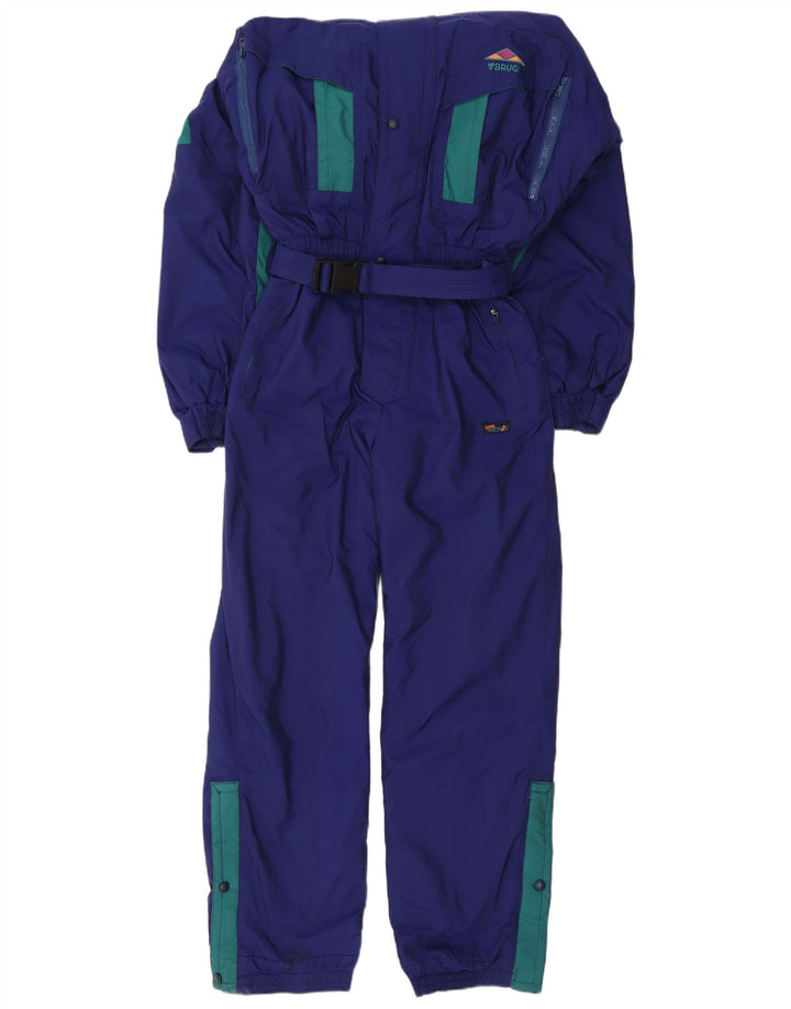 Brugi Mono de esquí para hombre ES 40 Mediano Azul marino Colorblock Poliamida