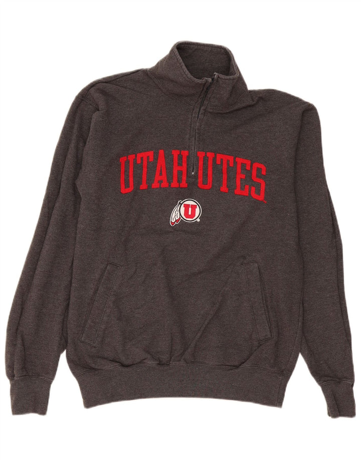 Champion Herren Utah Utes Graphic Sweatshirt Pullover Mittelgrau meliert