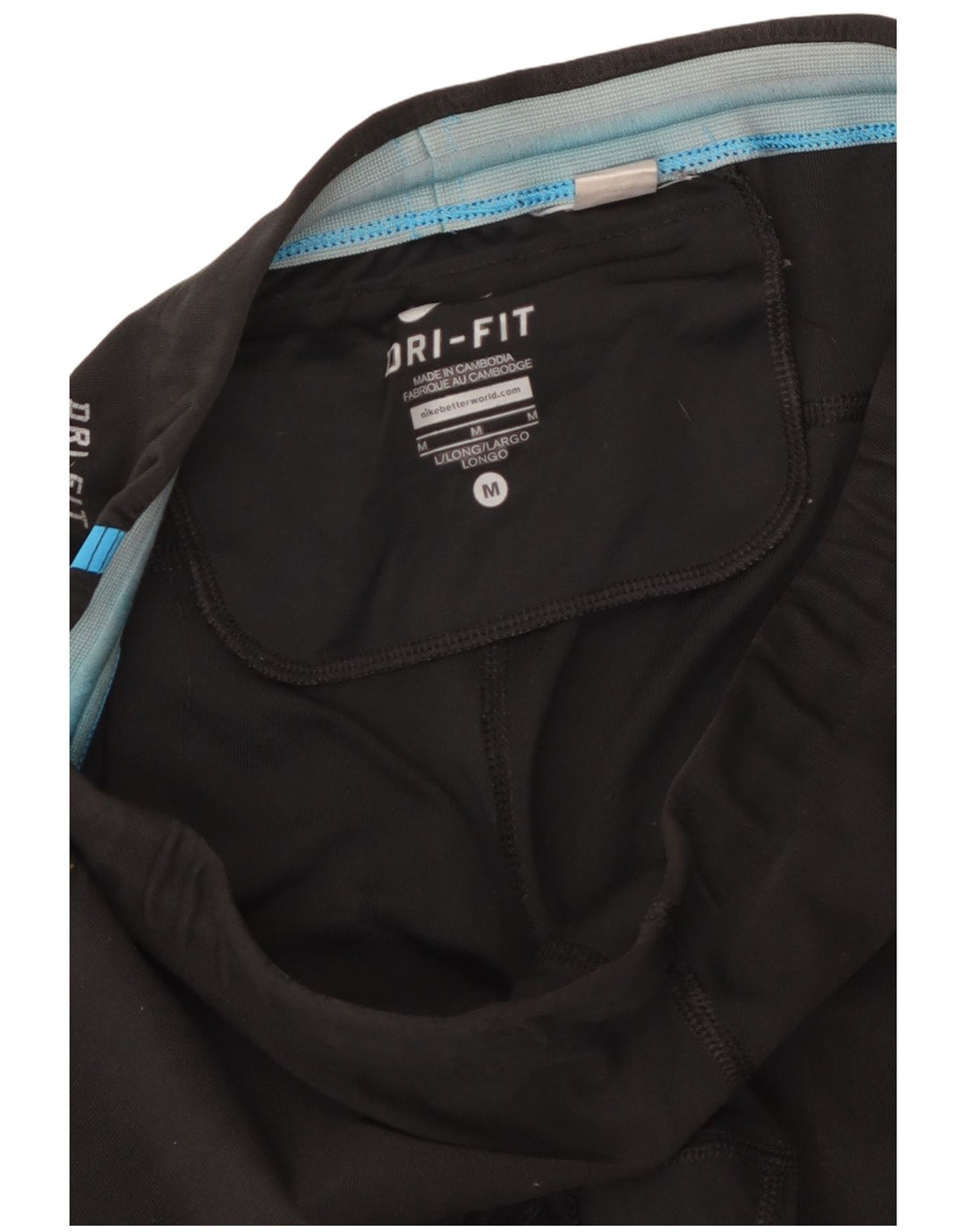 Leggings Nike Dri Fit da donna UK 14 medio nero maculato