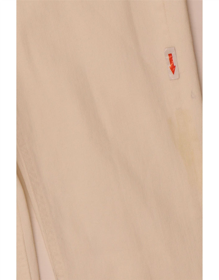Zara Womens Flared Jeans EU 34 2XS W24 L32 White Cotton