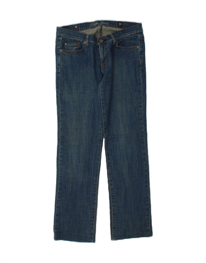 RIFLE Womens Straight Jeans W29 L29 Blue Cotton Vintage Rifle and Second-Hand Rifle from Messina Hembry 
