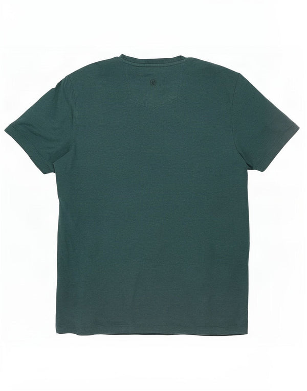 Fat Face Mens Graphic T-Shirt Top Large Green Cotton