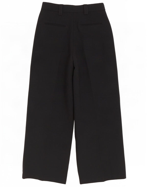 Marks & Spencer Kvinder Højtaljede Suit Bukser UK 12 Medium W30 L29 Sort