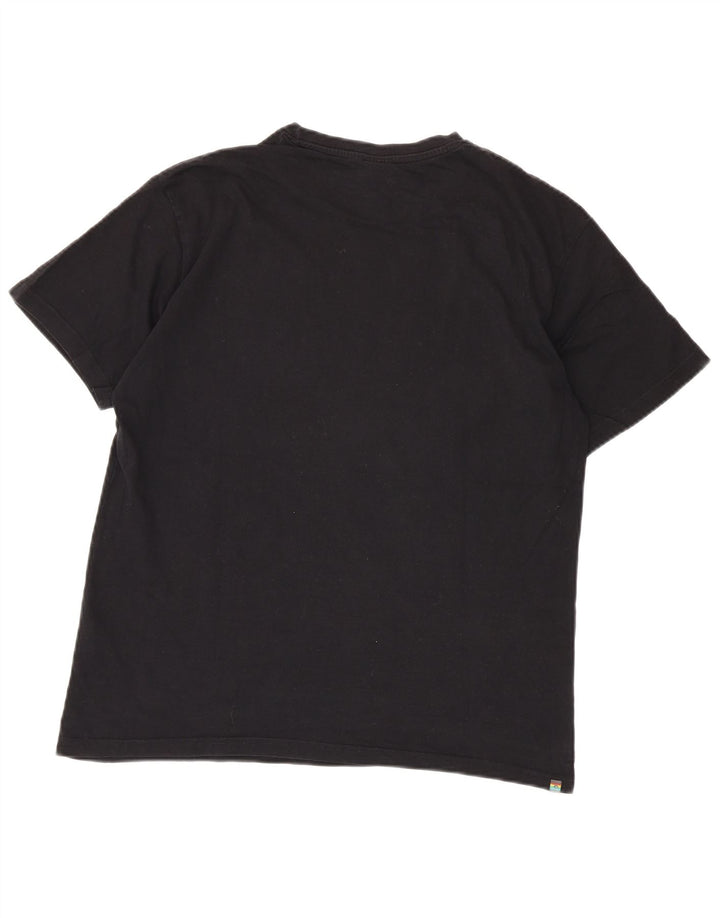 Rip Curl Mens Graphic T-Shirt Top Medium Black Cotton