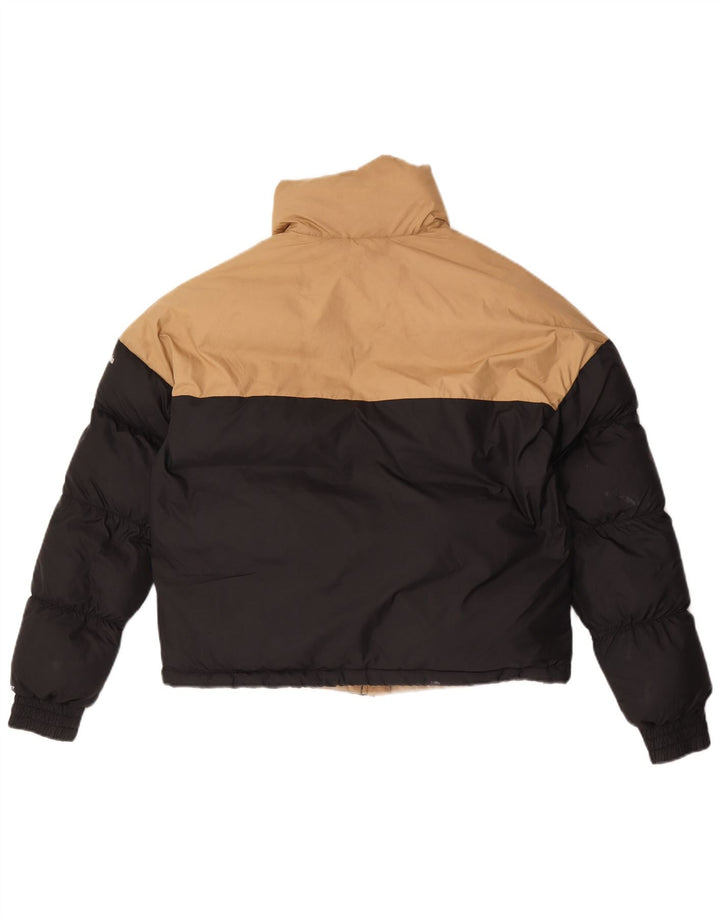 Columbia Veste matelassée surdimensionnée pour femme UK 10 Small Noir Colourblock