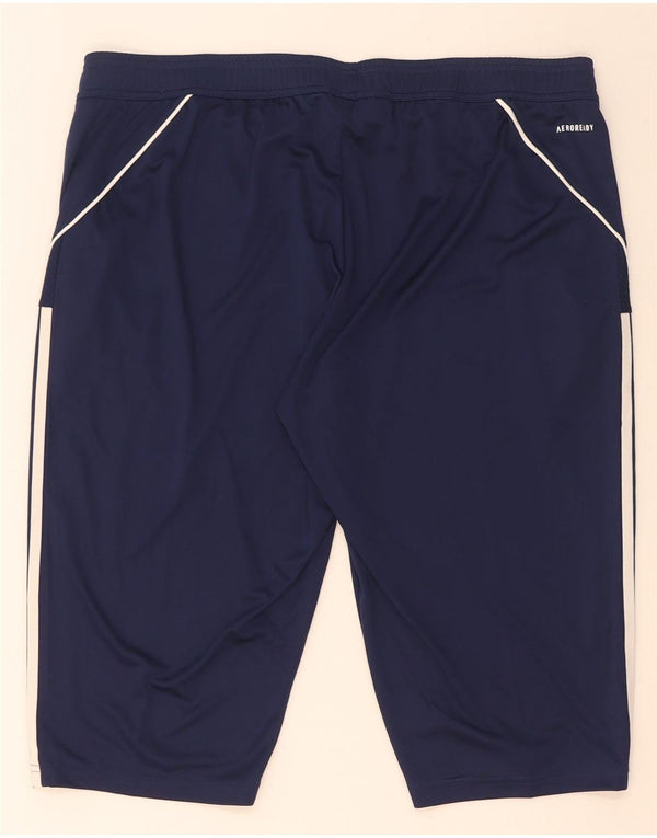 Pantaloncini sportivi Adidas Aeroready Regular Fit da donna UK 24/26 2XL Blu Navy