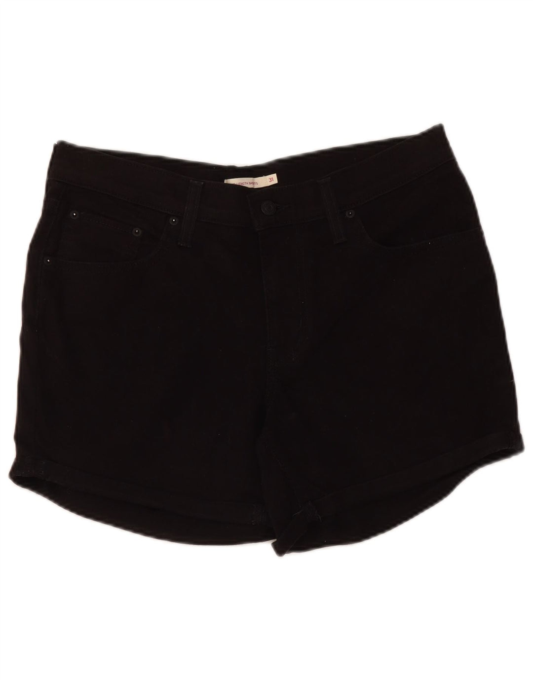 Pantaloncini di jeans da donna LEVI'S W31 medio nero