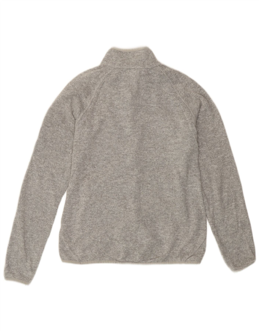 Eddie Bauer Womens Tracksuit Top Jacket UK 14 Medium Grey Polyester