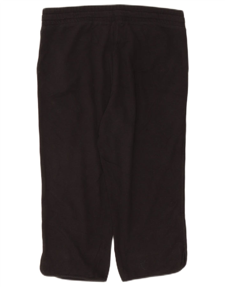 Eddie Bauer Womens Capri Tracksuit Trousers UK 12 Medium  Black