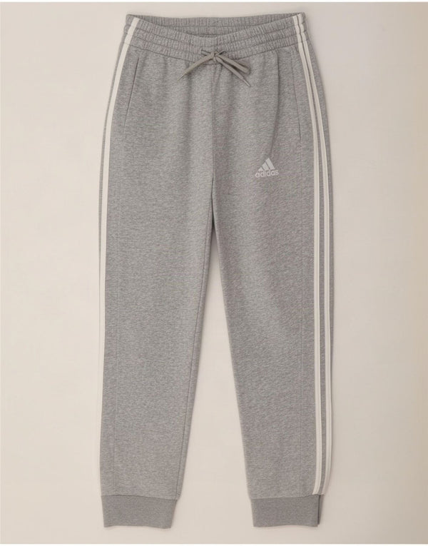 Adidas Pantaloni tuta da donna Joggers UK 12 Cotone grigio medio