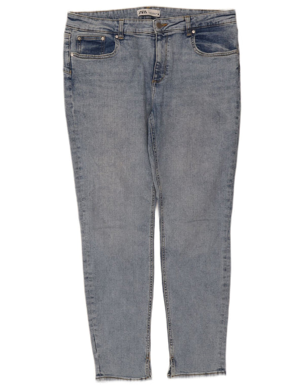 Zara Jean skinny femme EU 46 XL W36 L28 Bleu