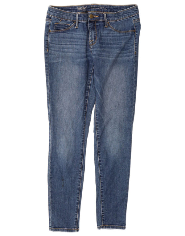 Jeans skinny da donna a vita media Mossimo US 6 Small W28 L27 Cotone blu