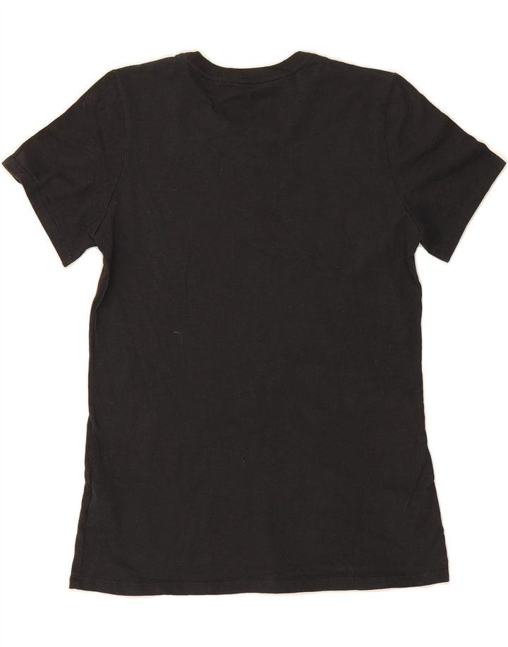 NIKE Womens Athletic Cut Graphic T-Shirt Top UK 12 Medium Black Vintage Nike and Second-Hand Nike from Messina Hembry 