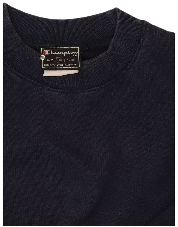 Champion Mens Sweatshirt Jumper Medium Navy Blue