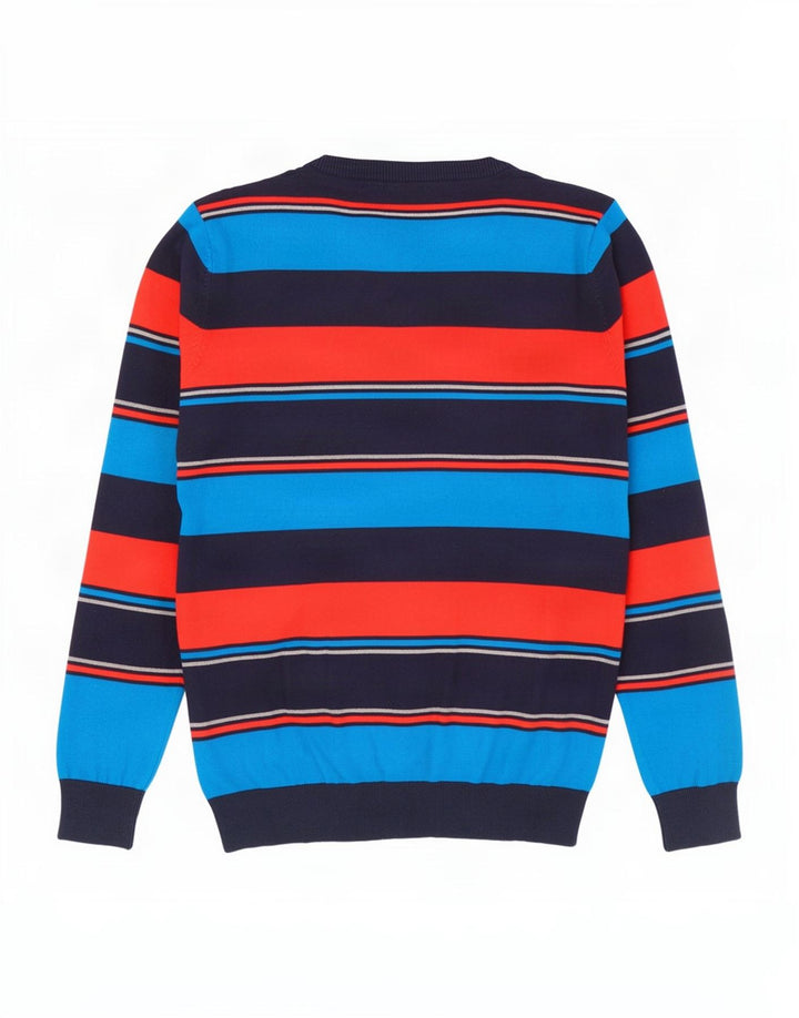 Jack & Jones Herre V-hals sweater Medium Multifarvet Stribet Bomuld