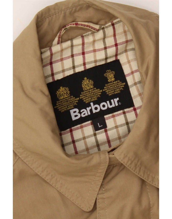 Trench da uomo Barbour UK 40 grande cotone beige