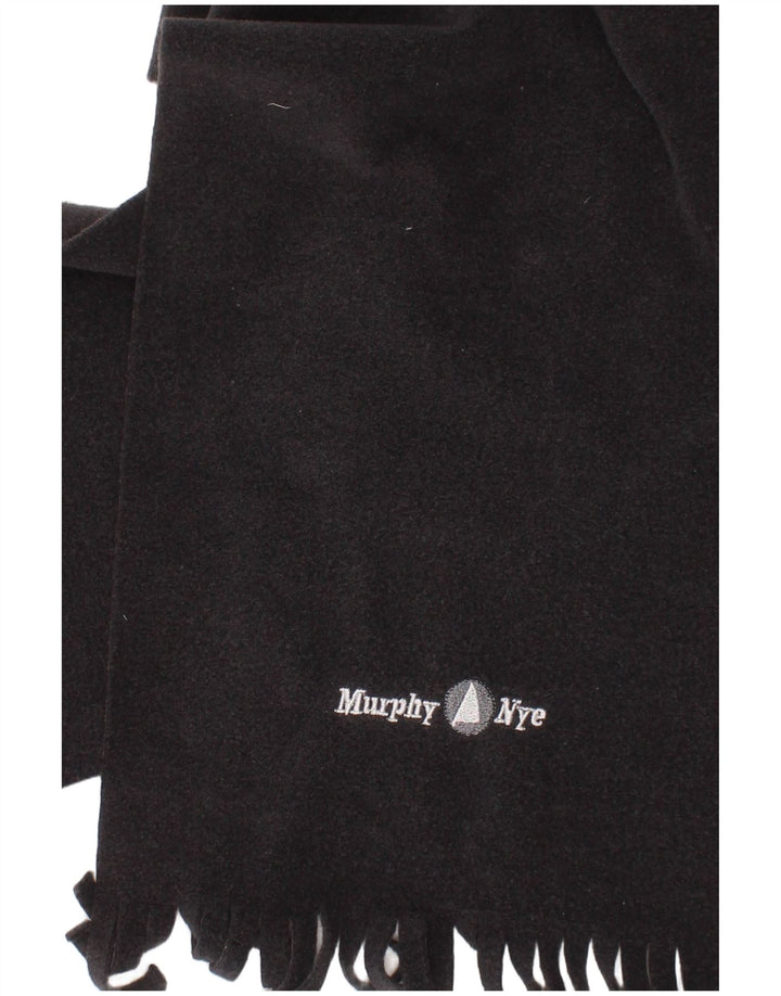 MURPHY & NYE Mens Fleece Rectangle Scarf One Size Grey Classic