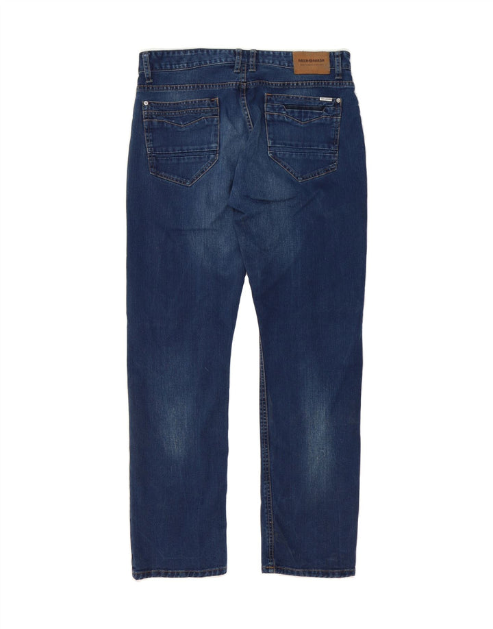VINTAGE Mens Slim Jeans W34 L32 Blue Cotton Vintage Vintage and Second-Hand Vintage from Messina Hembry 