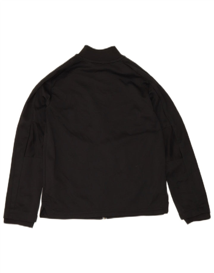 Casaco de treino Adidas Boys 7-8 anos preto poliéster