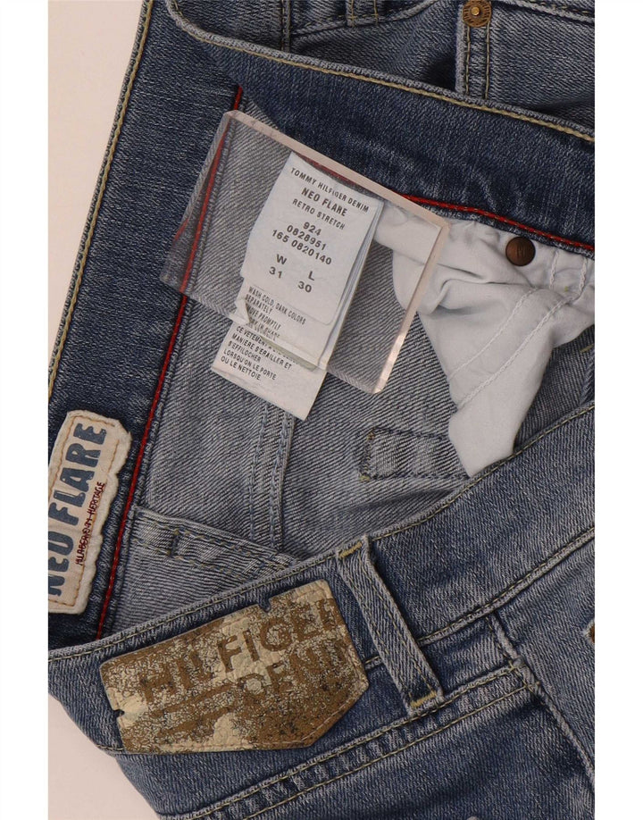 Jeans svasati da donna Tommy Hilfiger W31 L30 cotone blu
