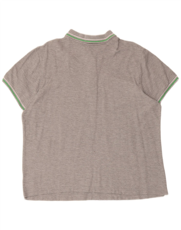 Lotto Mens Polo Shirt 2XL Grey Cotton