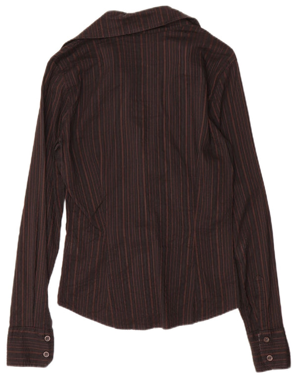 Camisa Guess By Marciano Mujer IT 42 Marrón Medio Rayas