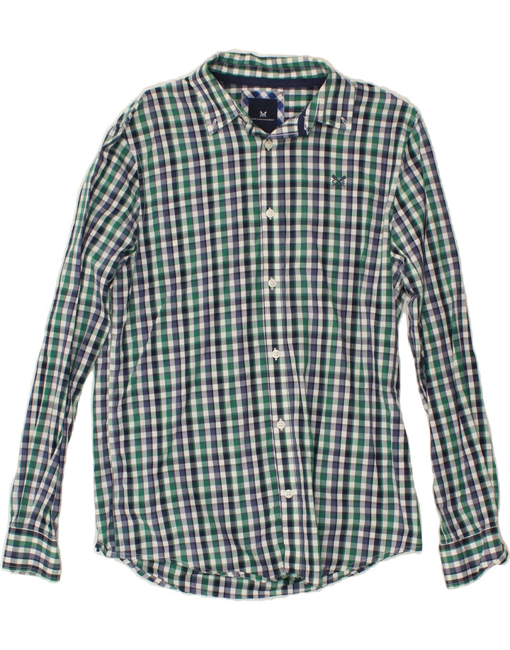 CREW CLOTHING Mens Classic Fit Shirt Small Multicoloured Check Cotton Vintage Crew Clothing and Second-Hand Crew Clothing from Messina Hembry 